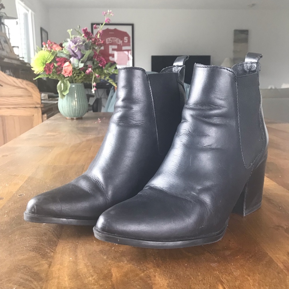 Black Steve Madden Booties